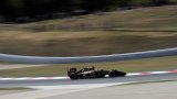 Maldonado chocó su Lotus en la clasificación de Barcelona